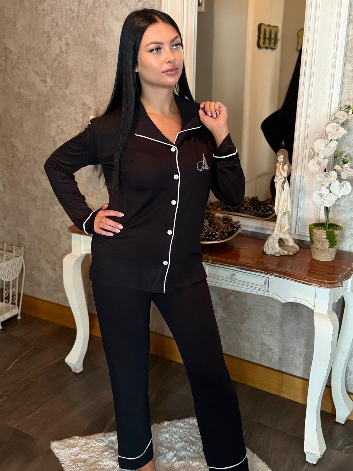 Casual Chic / Bamboo Uzun Kollu Pijama Takımı