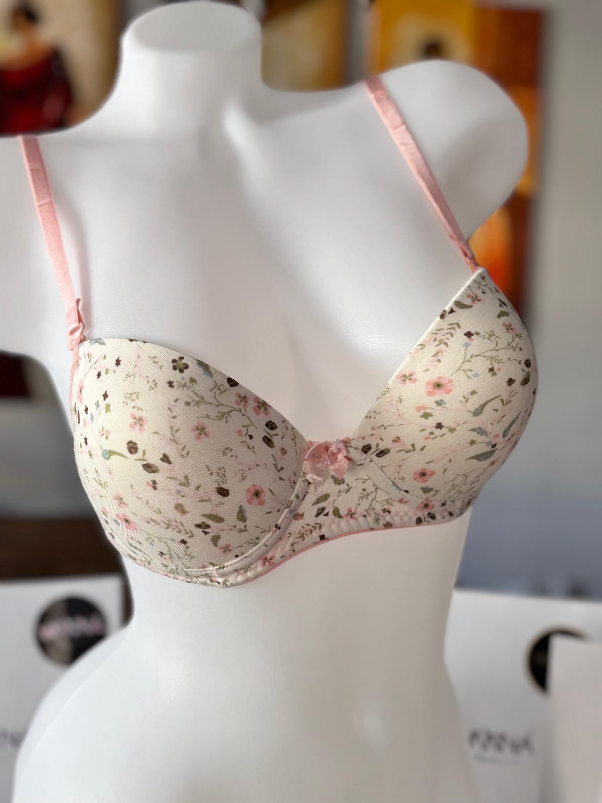 Pastel Bloom – Çiçekli Zarafet Sütyen